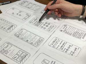 sketchbook bilder für mobile webdesign
