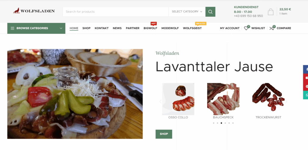 wolfsladen screenshot