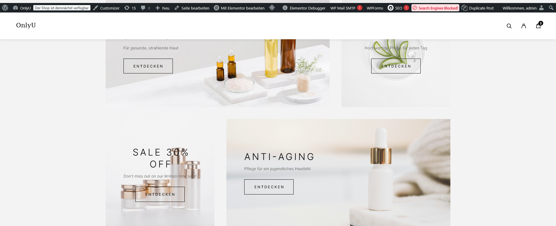 OnlyU spletna trgovina